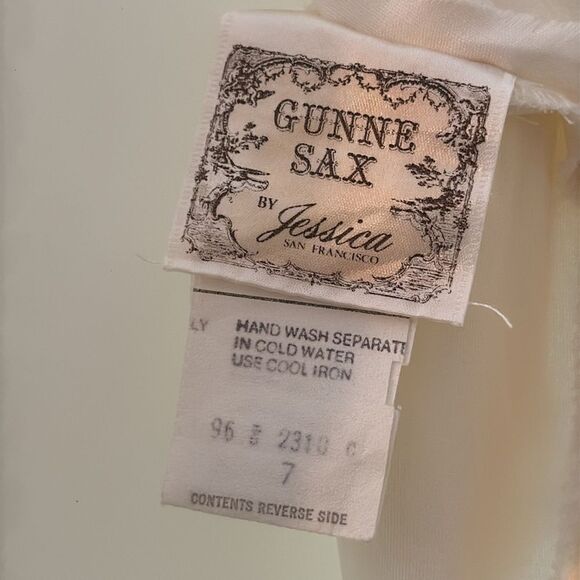 GUNNE SAX BY JESSICA 1970s Vintage Prairie Style Long Sleeve Maxi Dress - Picture 13 of 17